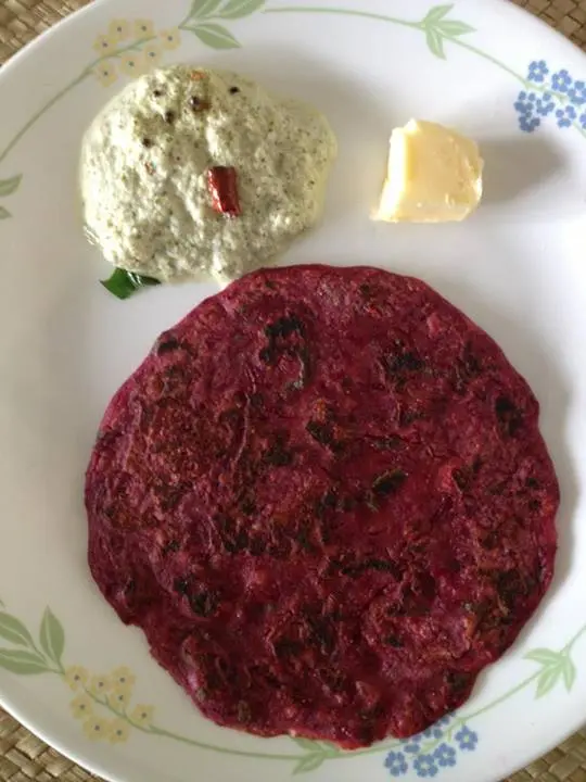 Beetroot Dosa {Recipe}