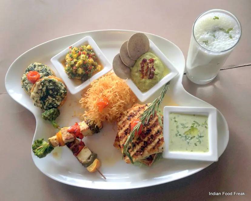 European Navaratri food at Zura, Gurgaon