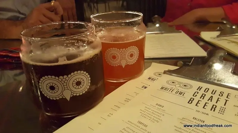 White Owl Brewery, Lower Parel : A great revamped menu!