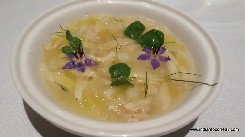 Head to” Upstairs at Indian Accent “ for a meal by a two Michelin Star Chef
